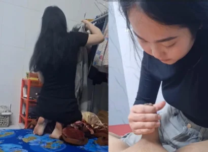 Thằng bạn nằm viện được thổi kèn thoải mái